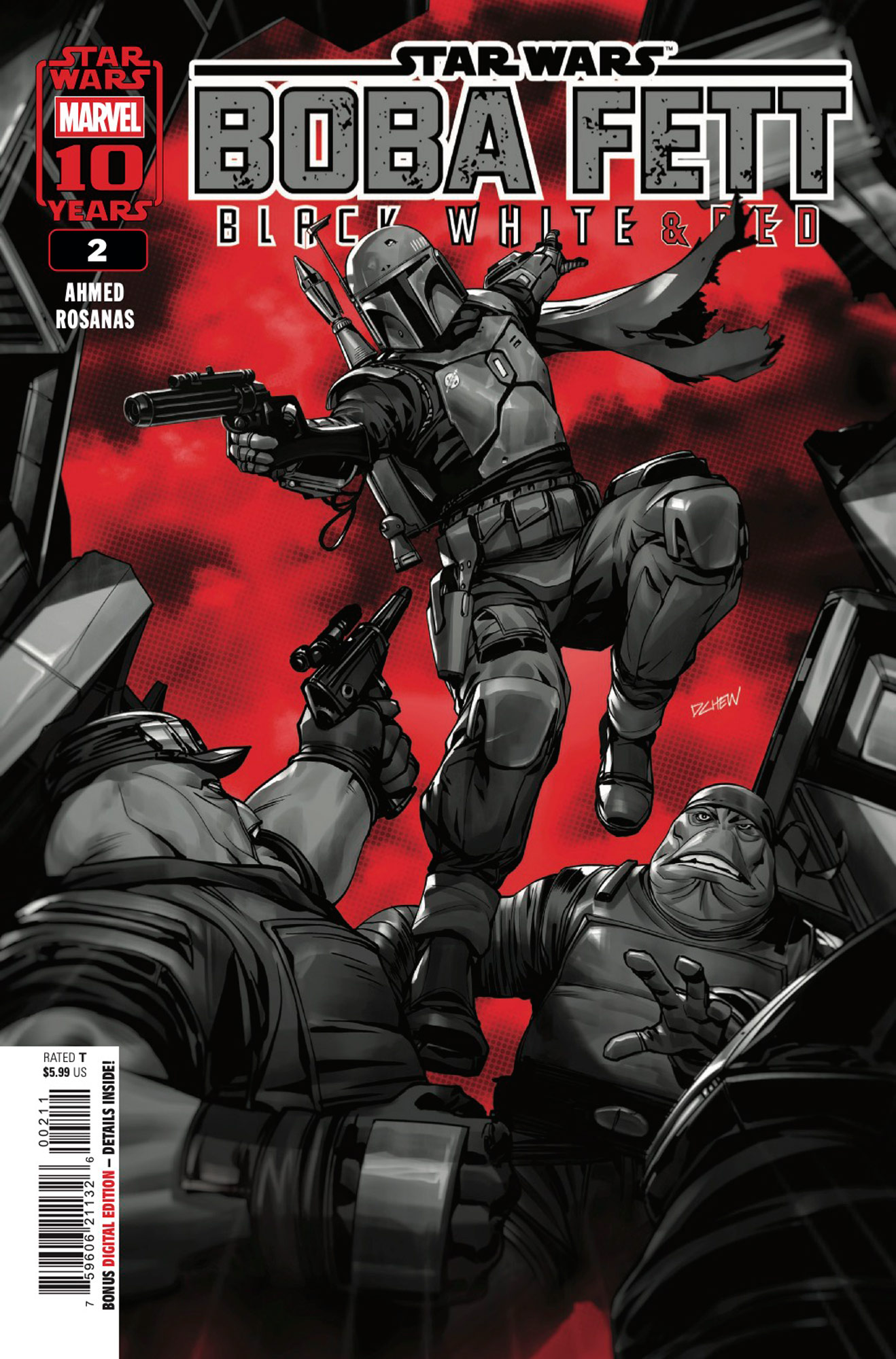 Boba Fett Black White And Red - 2025